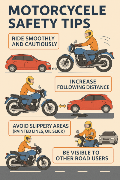 Riding a Motorcycle in Wet Weather | BikeSAFE Training Perth