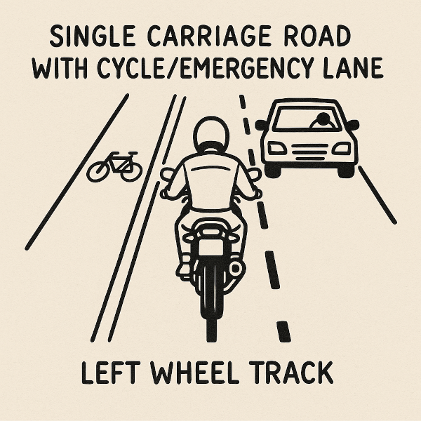 Motorbike Road Position Tips | Motorcycle Lessons Perth